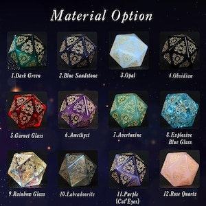 Personliga bröllopstärningar i rosenkvarts - Anpassade Dnd-presenter, bröllopspresent, äktenskapstärningar, anpassad D20, kristalltärningar, Dungeons and Dragons bild 12