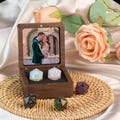 Custom Wedding Dice - Personalised Dnd Gifts, Wedding Gift, Monogram Dice, Custom D20, Crystal Dice, Dungeons and Dragons Dice set product logo