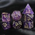 Custom Wedding Dice - Personalised Dnd Gifts, Wedding Gift, Monogram Dice, Custom D20, Crystal Dice, Dungeons and Dragons Dice set product logo