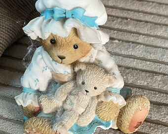 Cherished Teddies, Bye Bye Bunting, Vintage Collectible Figurine