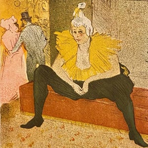 Carte postale vintage Musée Toulouse Lautrec de l'artiste Art nouveau français