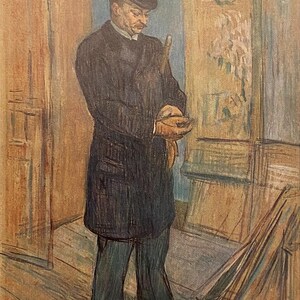 Carte postale vintage Musée Toulouse Lautrec de l'artiste Art nouveau français