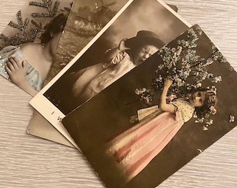 Antique Postcards, Children, 1900s and 1910s PLEASE CHOOSE