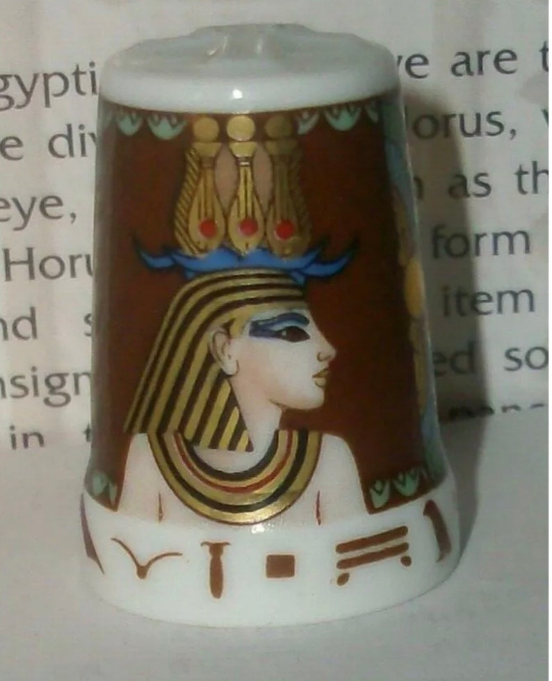 Horus EGYPTIAN GOD Vintage Collectible Thimble