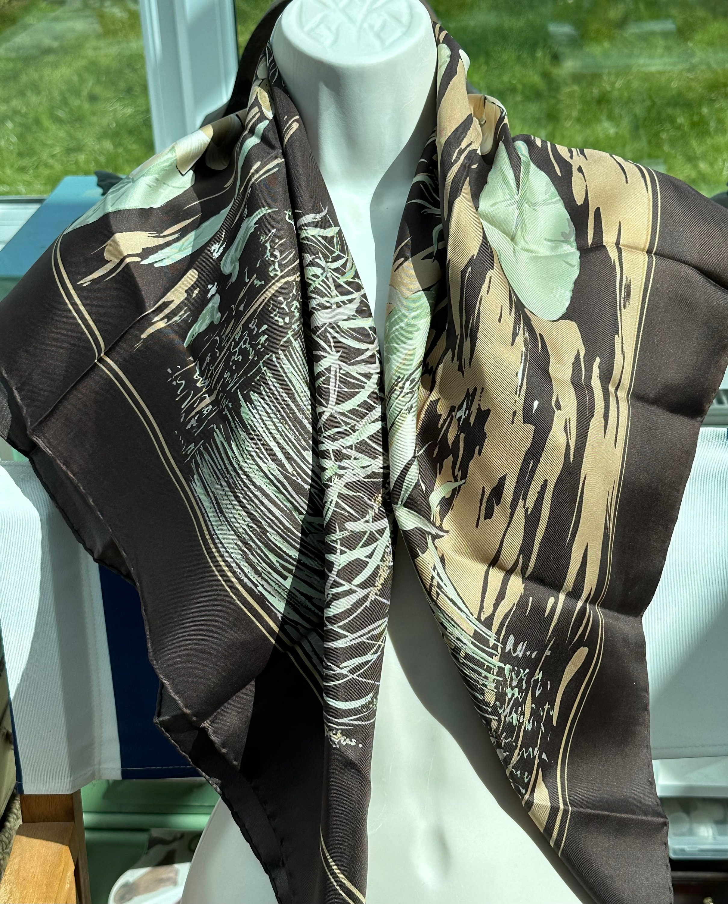 French Silk Scarf Etsy UK