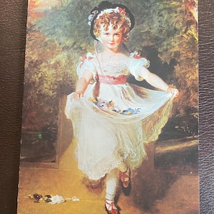 Artista pintando cartão postal, Sir Thomas Lawrence, Srta. Murray, Sociedade Medici Vintage