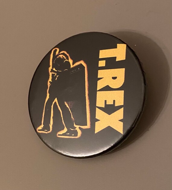 T Rex Badge, Marc Bolan 1970s Glam Rock Legend