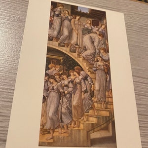 The Golden Stairs, Edward Burne Jones, geschilderd 1880, Tate Gallery London