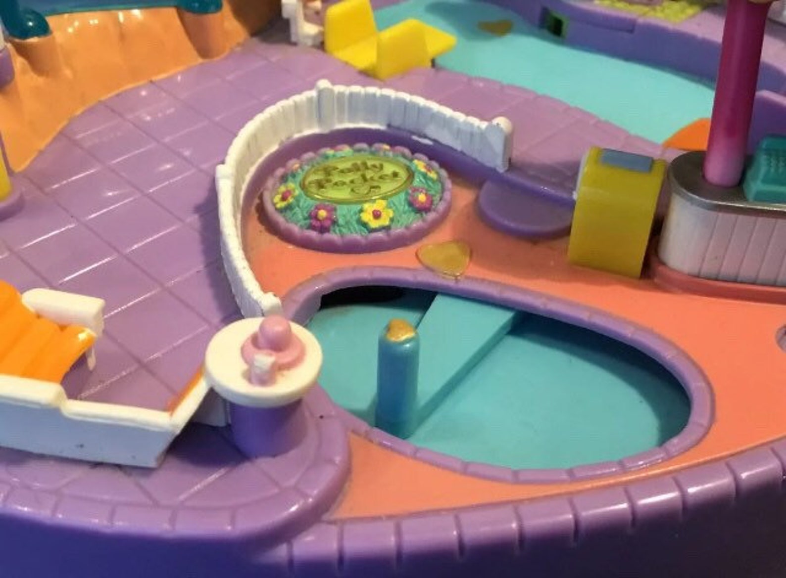 Komplette Polly Pocket Pool Party Schwimmen 1997 Vintage Etsy