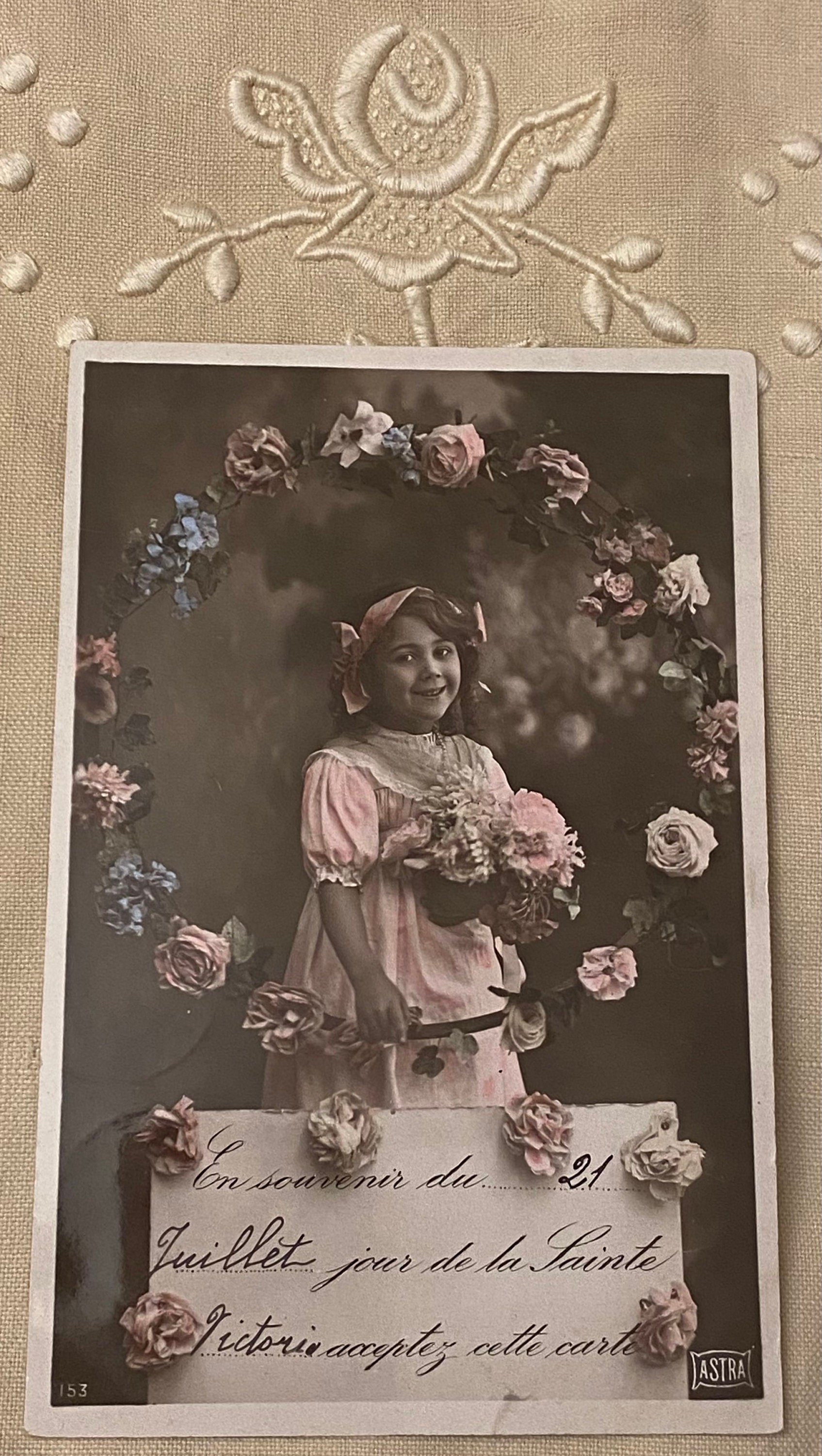 Carte Postale Ancienne Animée de 1908 Carte D'Amour