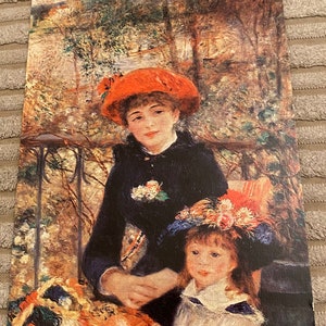 Artist Postcard, Auguste Renoir, On the Terrace, Impressionist, Medici Collection