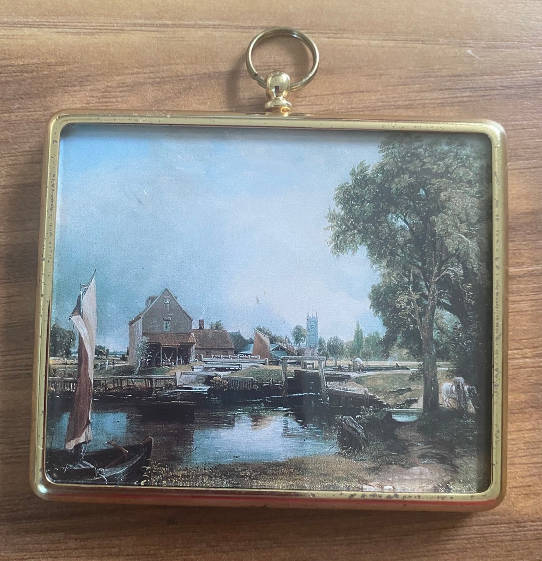 Miniature Print, Peter Bates Cameo Wall Art, John Constable, Dedham ...