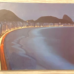 Cartão Postal Vintage Rio de Janeiro Brasil, Praia de Copacabana
