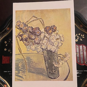Artista francês de Art Nouveau Van Gogh, cartão postal de museu vintage