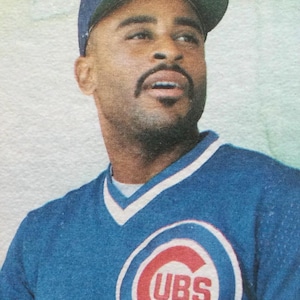 Dwight Smith, jogador da Major League Baseball, Chicago Cubs 1989, cartão de beisebol original TOPPS 1990, carregador superior incluído