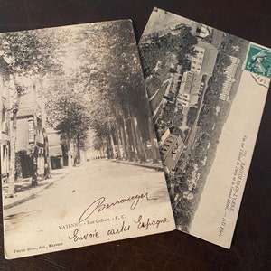 Mayenne und Bagnoles de l’Orne, Französische Antike Postkarten 1900