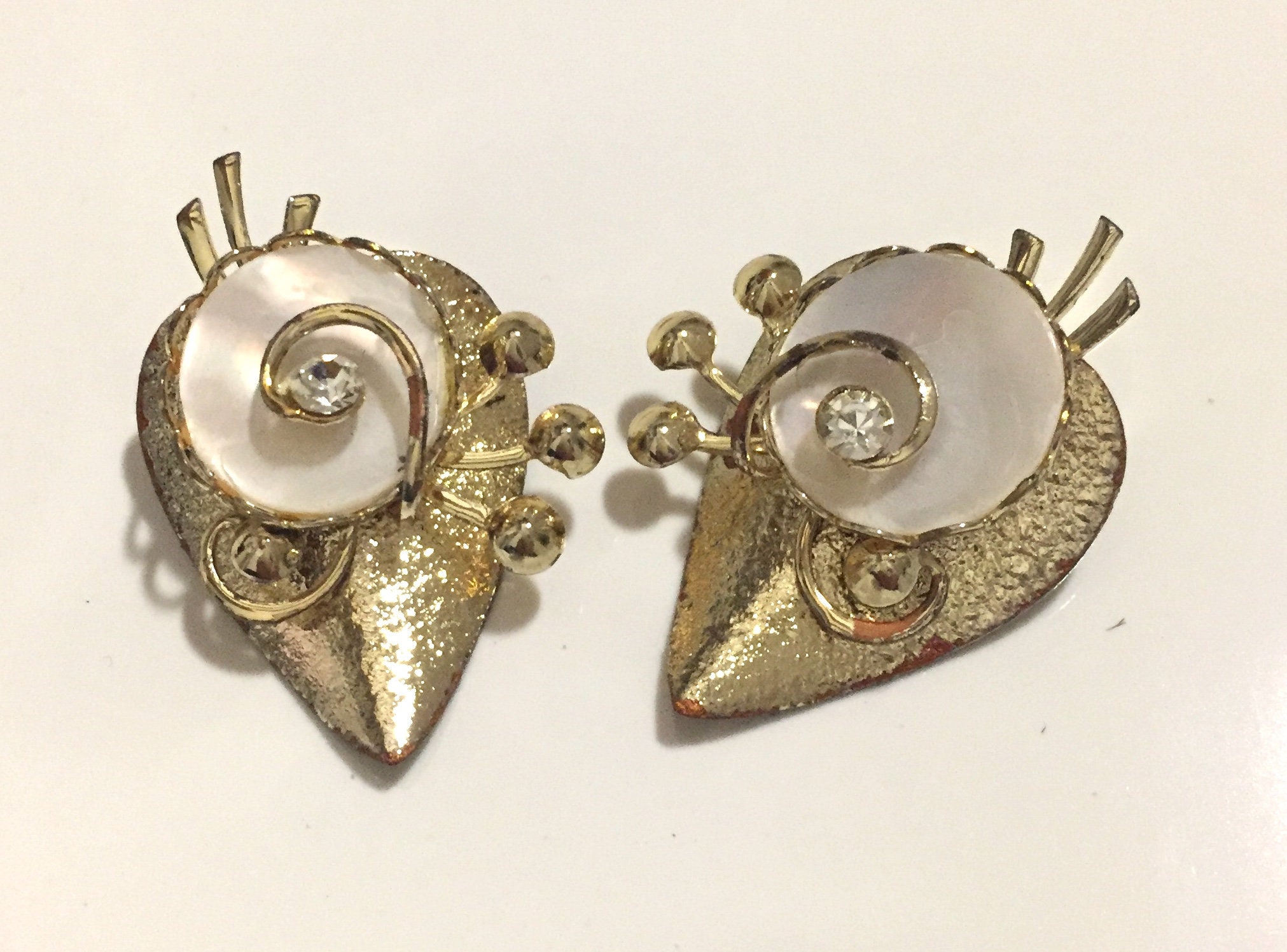 60年代のクリップ式イヤリング - Etsy 日本
