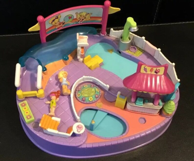 Complete Polly Pocket Pool Party Swimabout 1997 Vintage Toy Etsy