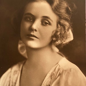 Mary Johnson, Glamourosa Atriz Sueca, Era do Cinema Mudo // Cartão Postal Sueco, Nordisk Konst, Não Escrito
