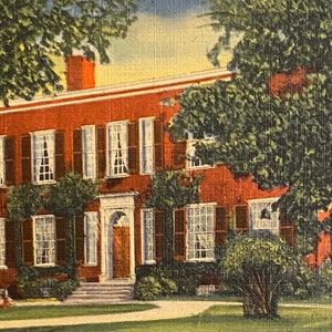 Carte postale du Kentucky, Federal Hill, My Old Kentucky Home, vintage non écrit