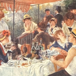 The Phillips Collection Postcard, Washington DC, The Luncheon of the Boating Party, Art Print of Painting by Renoir // UNWRITTEN