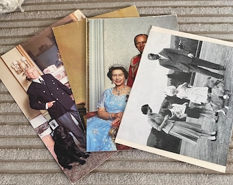 Thé Royal Family Postcards, Children Anne Charles Corgis, Prince Phillip, Queen, Lord Mountbatten, Choose One