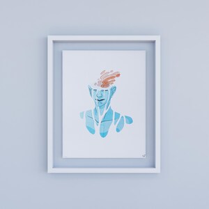 8.5x11&quot; Limited Edition Risograph | Surreal feminine Art | Traditional art made in Montreal