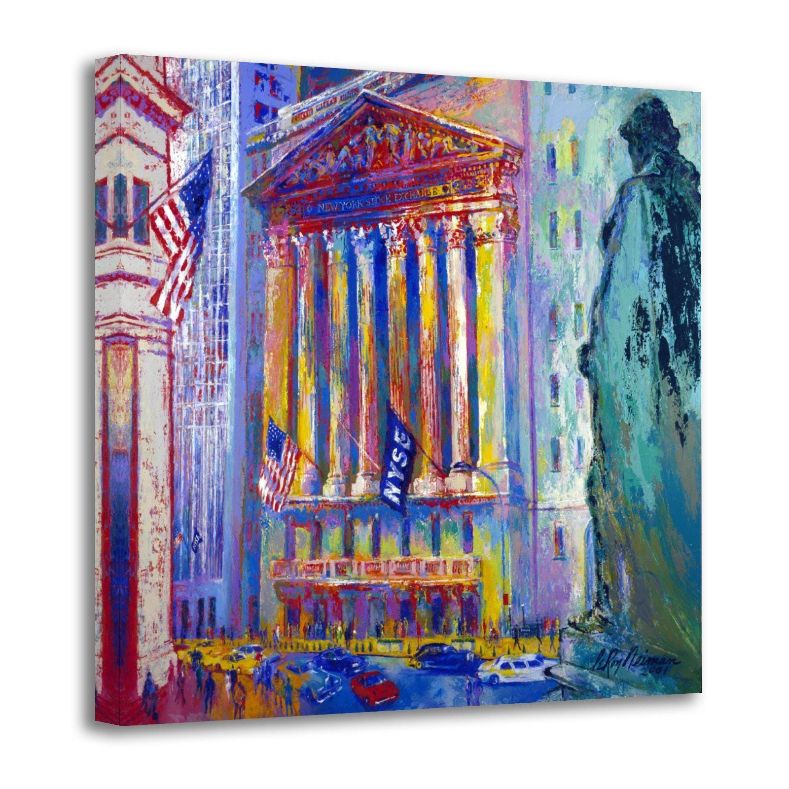 Stock Exchange Leroy Neiman Print - Etsy