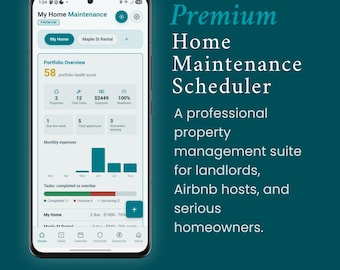 Rental Property Management App for Landlords | Multi Property Tracker with Expense Log | PWA app for iPhone and Android