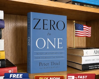 Zero to One Book – Peter Thiel Startup Strategy (Physical PaperBook)
