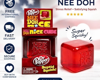 Nee Doh Nice Cube Squishy Toy | Stress Relief Sensory Fidget Desk Toy