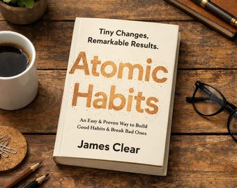 Atomic Habits by James Clear | Self-Help Productivity Guide (Paperback)