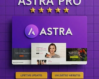 Astra Pro Theme Bundle: GPL License, Unlimited Websites (Digital Download)