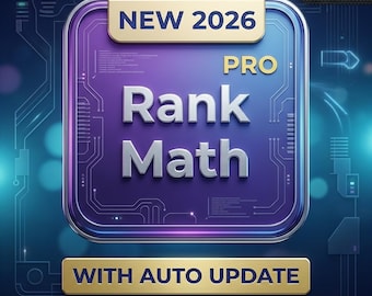 Rank Math Pro: WordPress SEO Plugin, GPL License (Digital Download)
