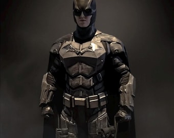 Ultra Realistic Dark Vigilante Costume – Batman Inspired Cinematic Armor Suit – Premium Full Body Cosplay Outfit – Collector Edition