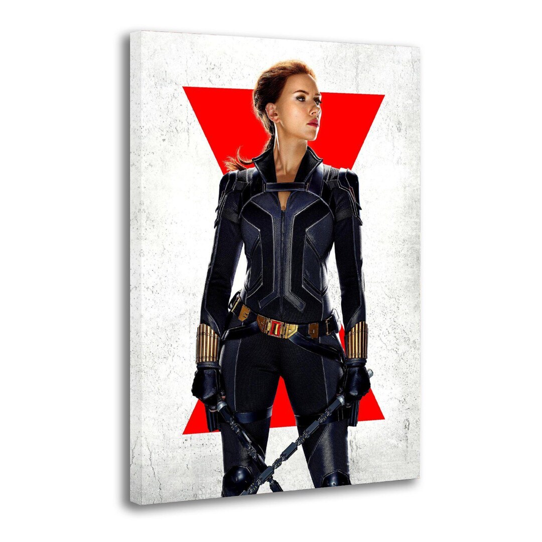 Scarlett Johansson Black Widow 2021 Movie Painting on Canvas Wall Art ...