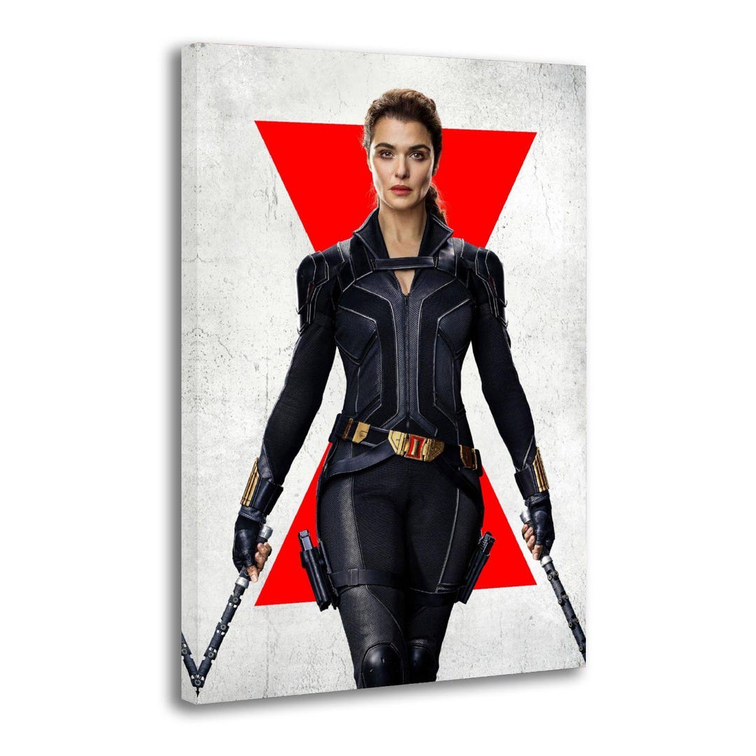 BLACK WIDOW New Rachel Weisz Painting on Canvas Wall Art Poster Picture ...