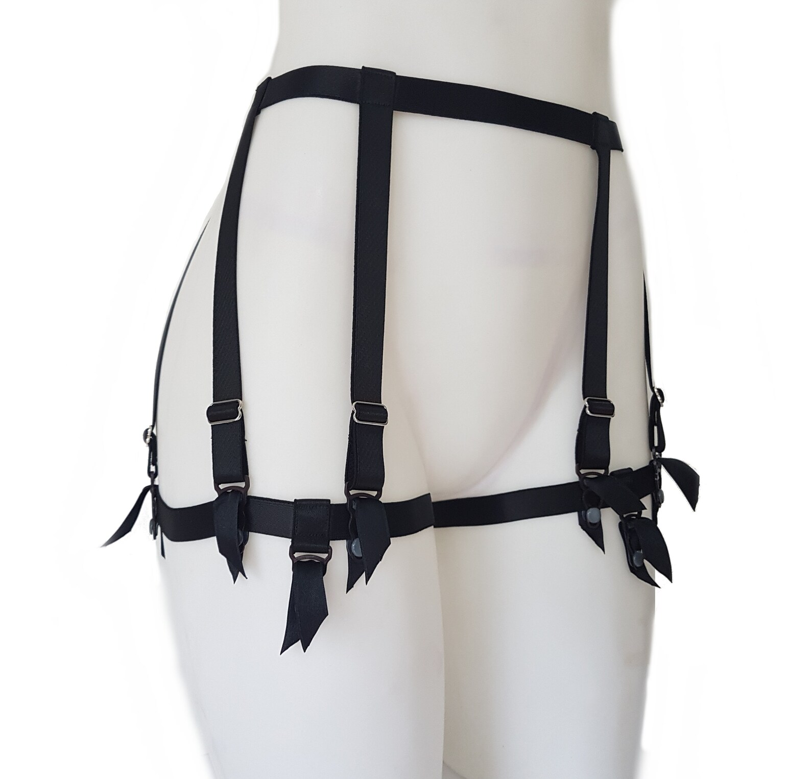 Crura Garter Belt. 8 Straps Garter Belt Etsy