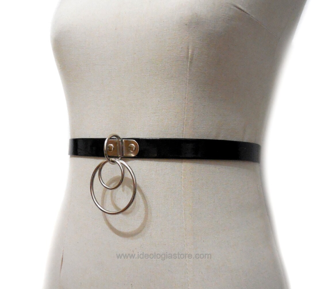 Collar Waist Belt. Patent Leather Etsy