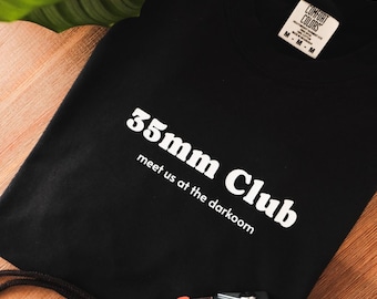 Camiseta del Club de Fotografía en Película de 35 mm