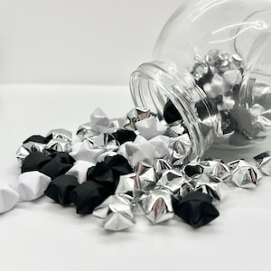 Assorted Handmade Origami Paper Stars // 50/100 Count // Origami Wishing Stars // Origami Party Decorations // Lucky Stars //
