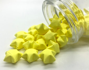 Handmade Origami Paper Stars // 50/100 Count // Origami Wishing Stars // Origami Party Decorations // Lucky Stars // Wedding Decorations //