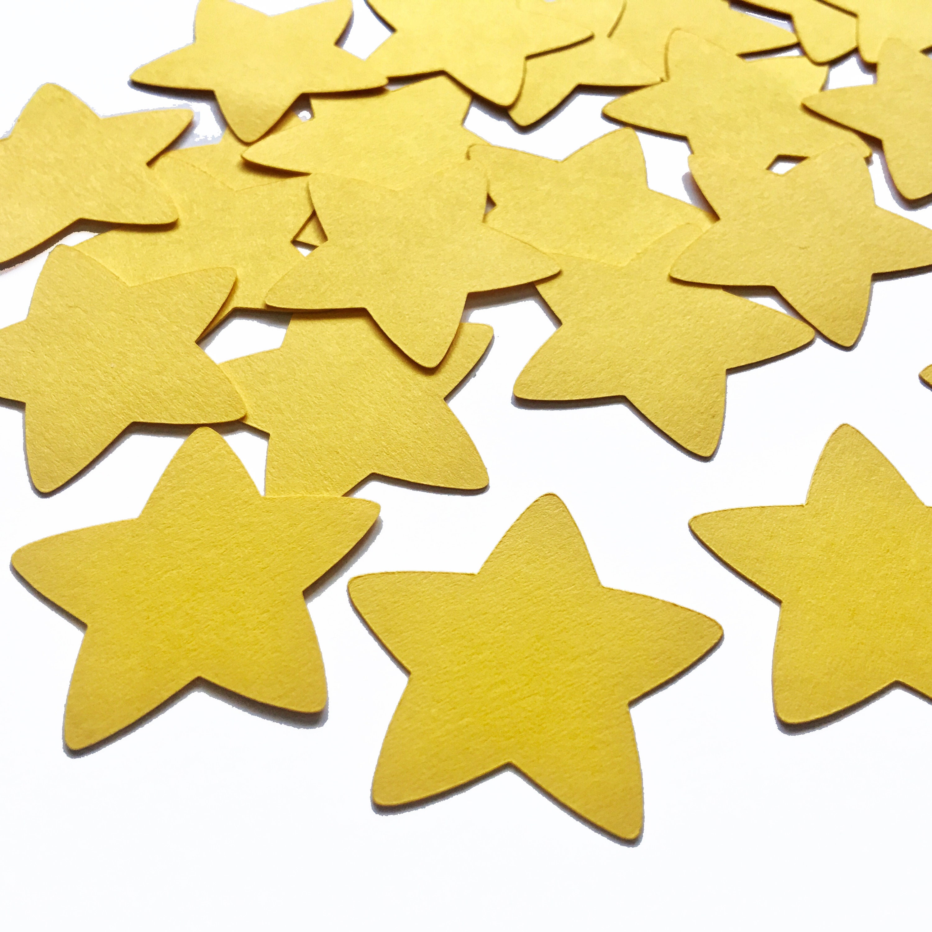 Rounded Star Die Cuts Rounded Star Cut Outs Cardstock Die Etsy