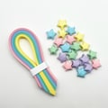 Assorted Pastels Handmade Origami Paper Stars Strips // Origami Wishing Stars // Origami Party Decorations // Lucky Stars //