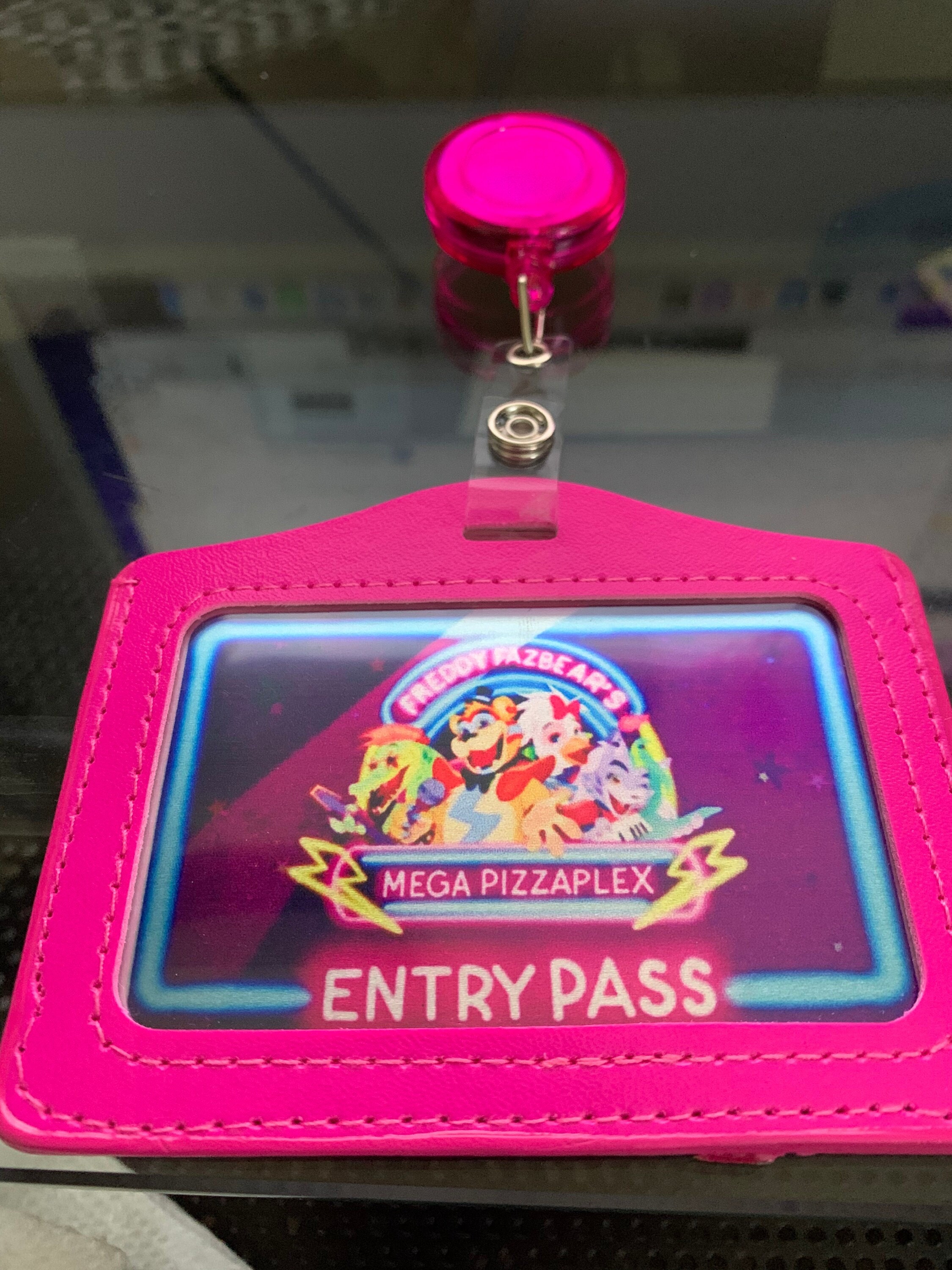 FNAF Entry Pass Freddy Fazbear's Mega Pizza Plex - Etsy