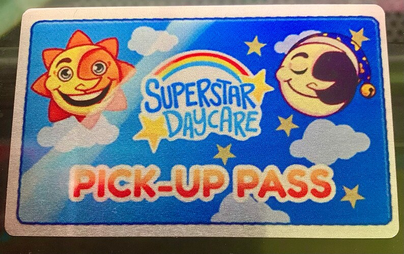 FNAF Daycare Pick up Pass Aluminum Etsy