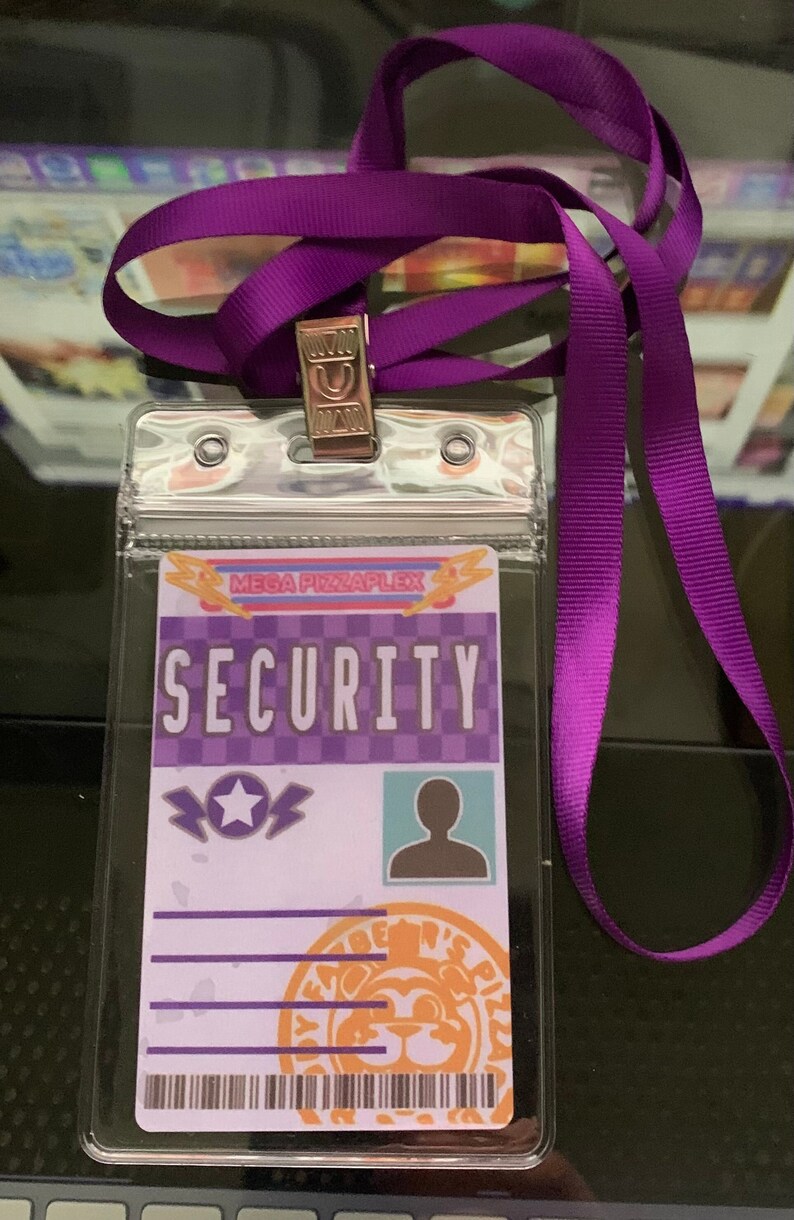 FNAF Security Badge White Aluminum - Etsy