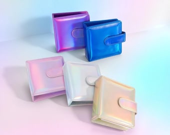 Personaliza tu álbum de fotos / Portatarjetas fotográficas de 3 pulgadas / Regalo kawaii holográfico para parejas y mejores amigos / Carpeta de fotos DIY