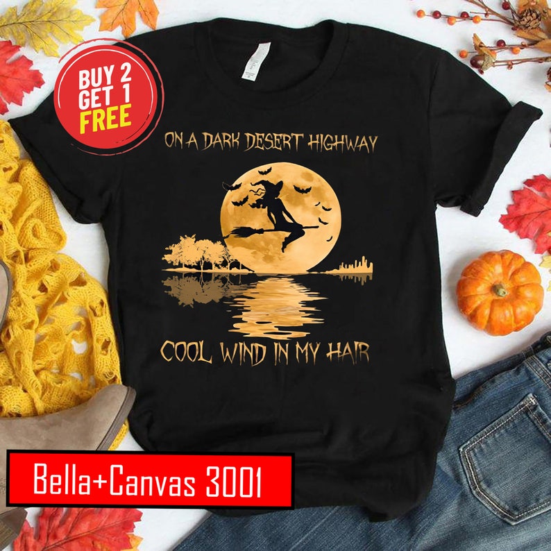 On a dark desert highway cool wind in my hair Witch broom image 0