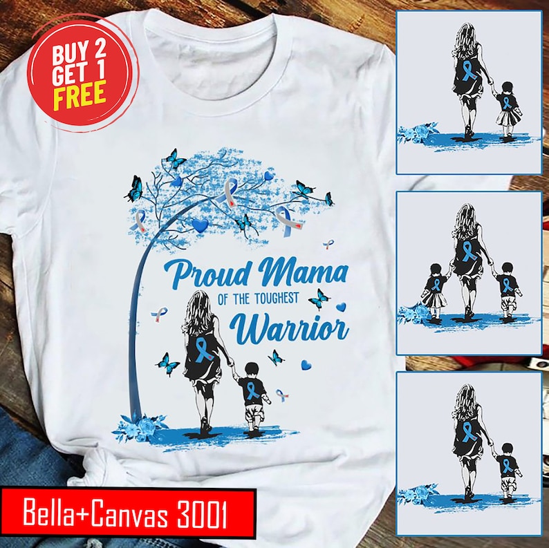 Proud Mama Of The Toughest Warrior Diabetes Awareness image 0
